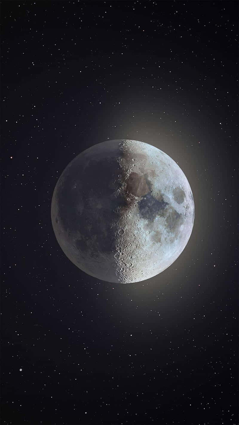 Mirahacia La Luna Cuando Tengas El Último Iphone. Fondo de pantalla
