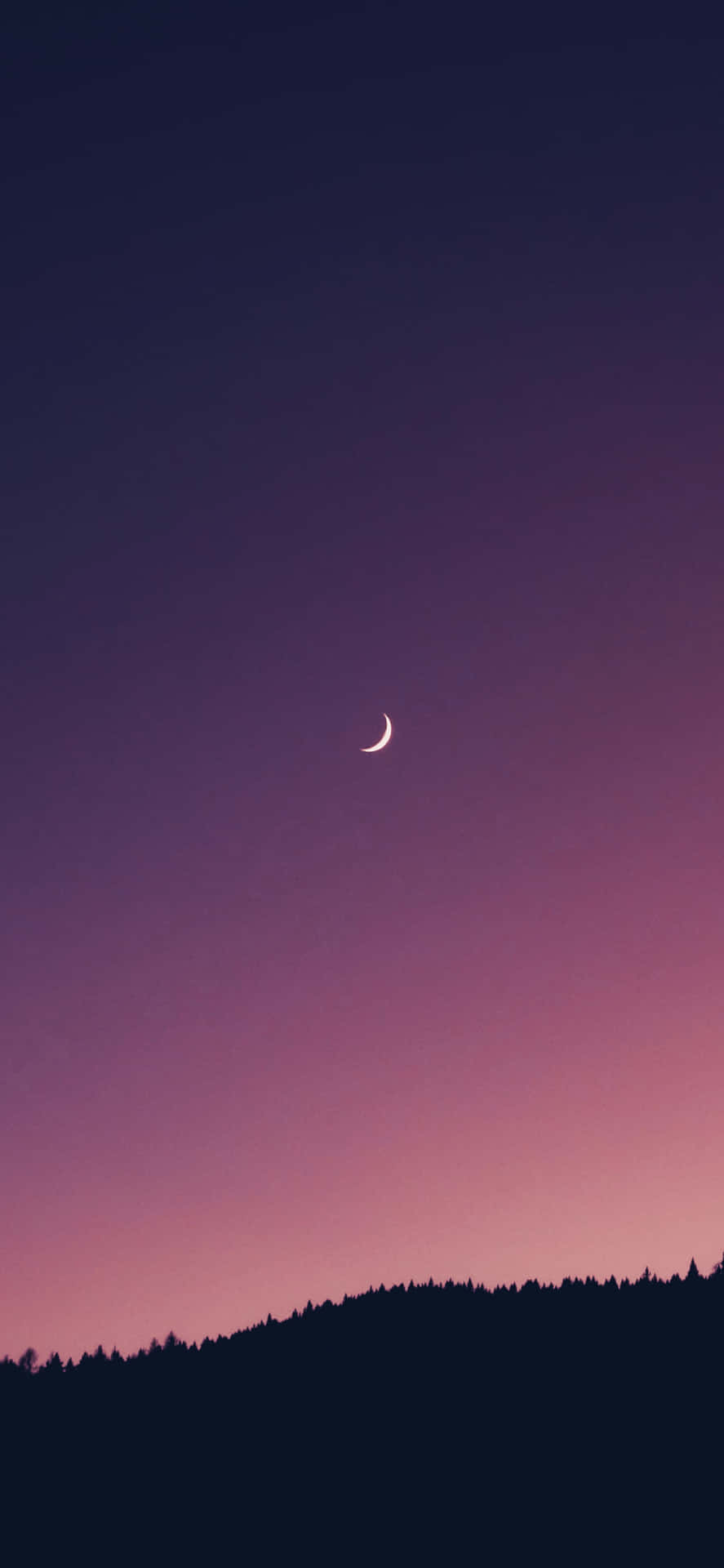 Misteriosaluz De Luna En Una Hermosa Noche. Fondo de pantalla
