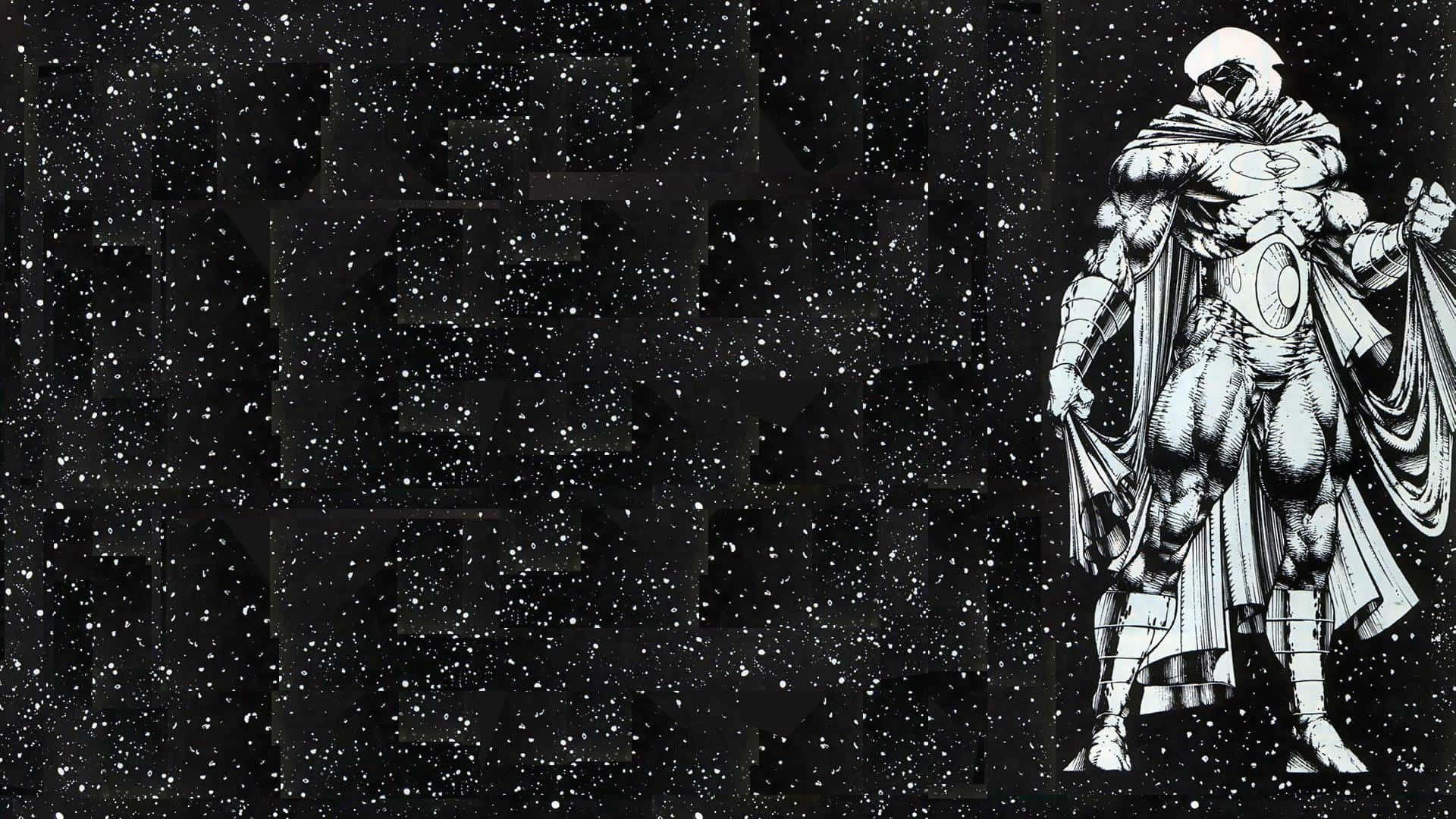 Moon Knight Monochrome 4K HD Superheroes Wallpapers, HD Wallpapers