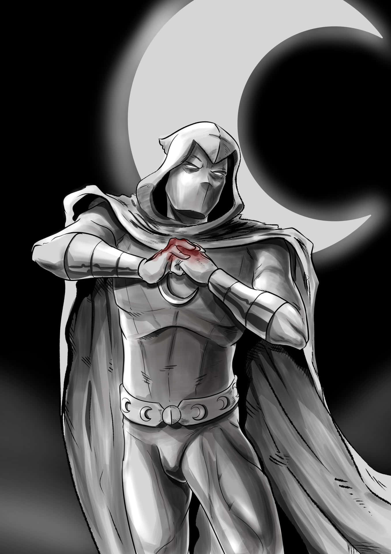 Marvelsuper Hero Moon Knight = Marvels Superhjälte Moon Knight