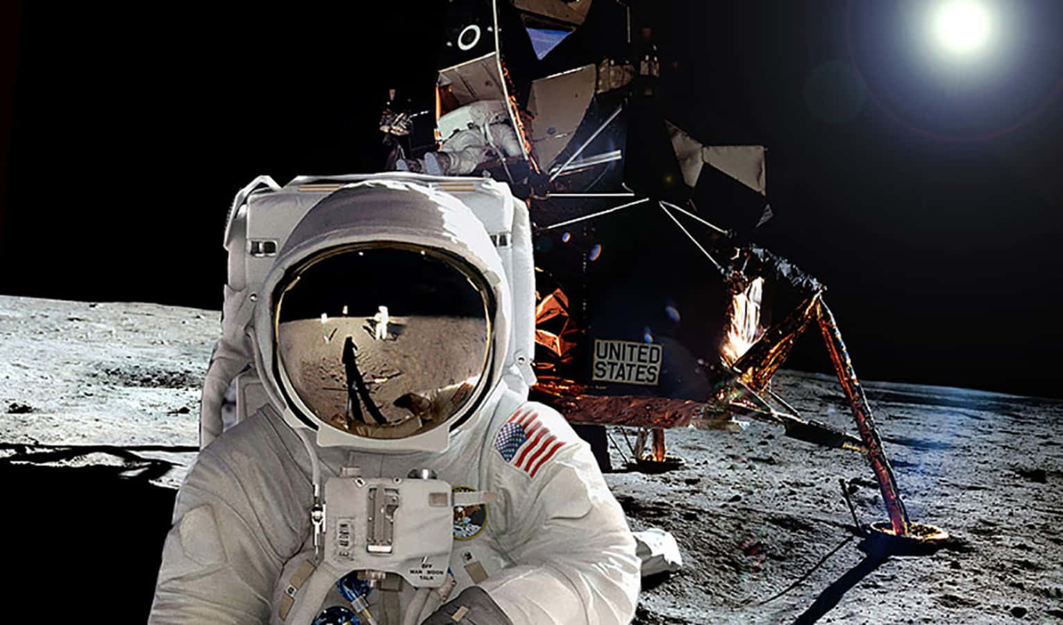 Первые в космос полетели американцы. Астронавты на Луне. Американские космонавты на Луне. Космический корабль на Луне. Посадка на луну!.