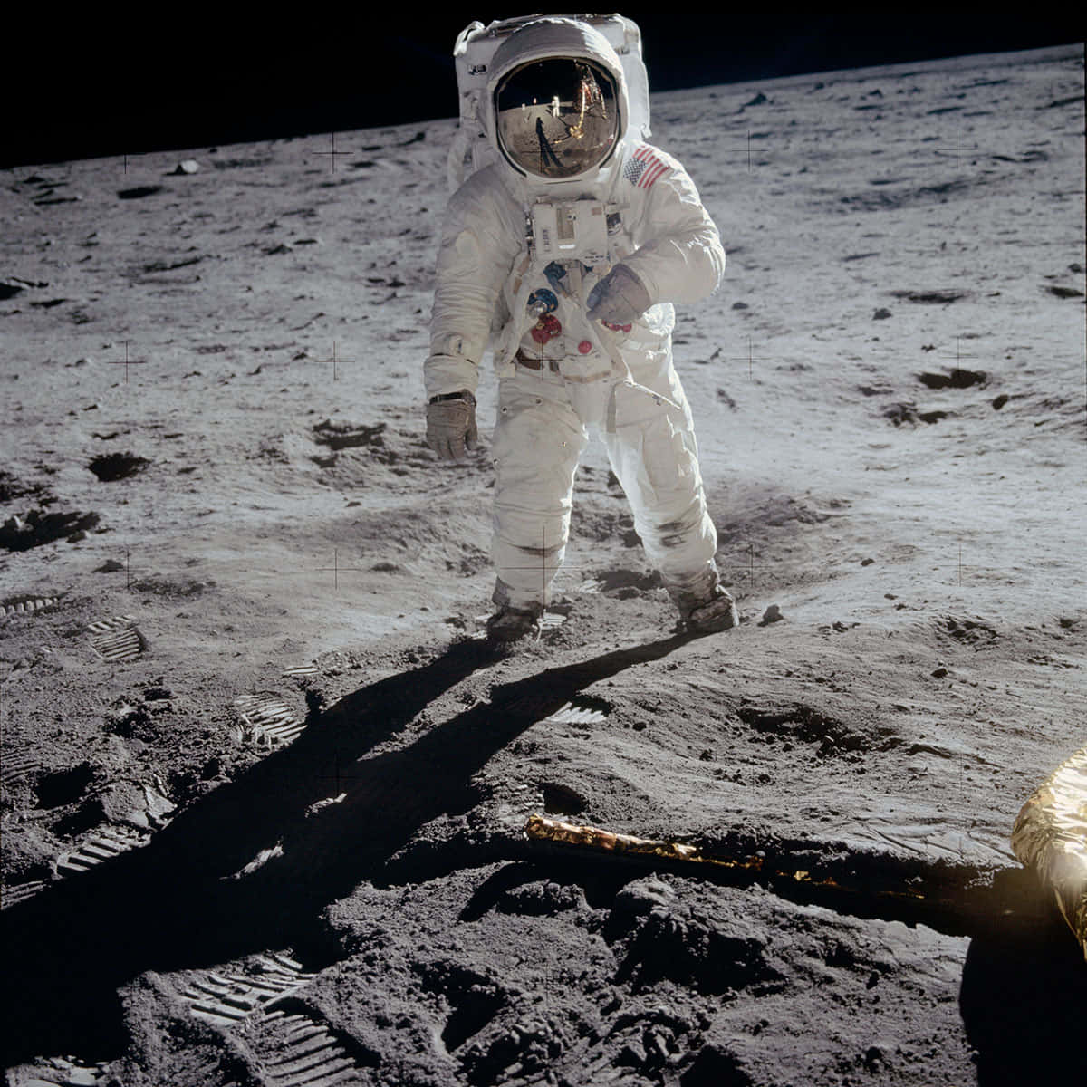"One small step for man, one giant leap for mankind": Neil Armstrong's iconic first step on the Moon, July 20 1969