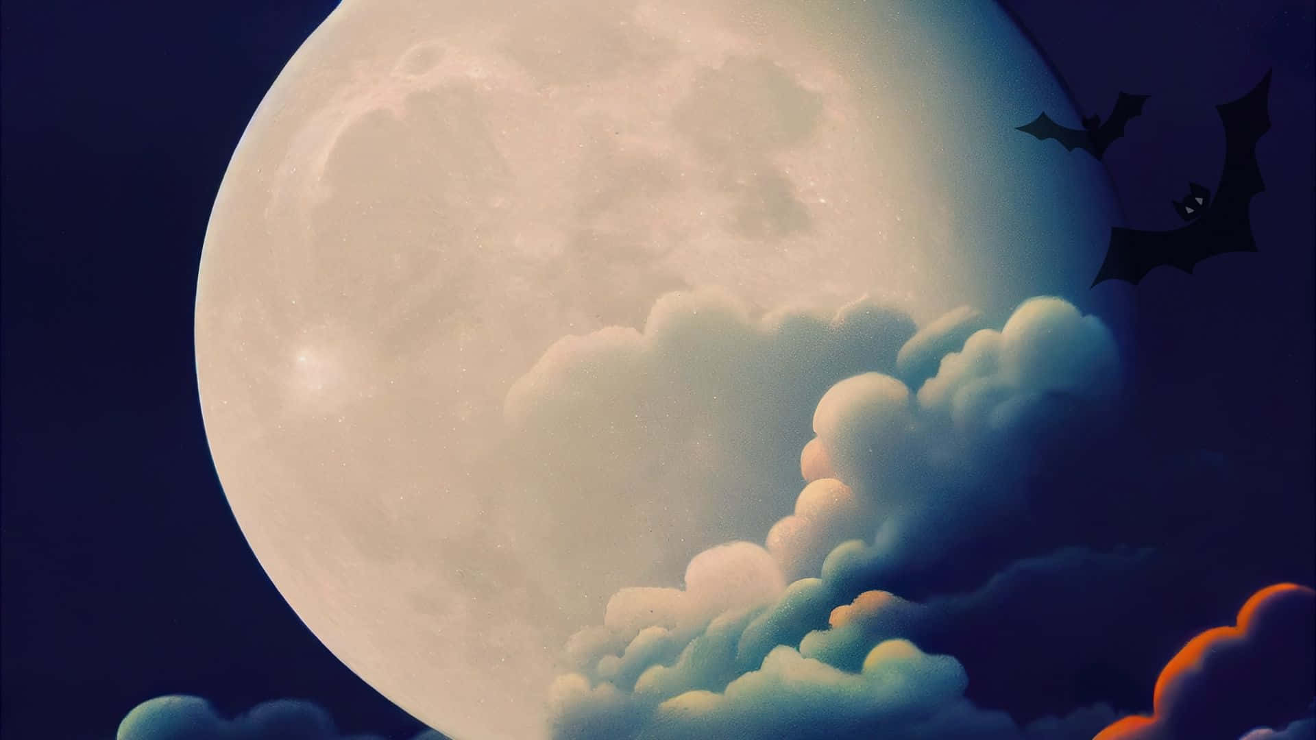 Lailuminación Mística De La Luz De La Luna. Fondo de pantalla