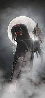 Månen Naruto Itachi Uchiha Wallpaper