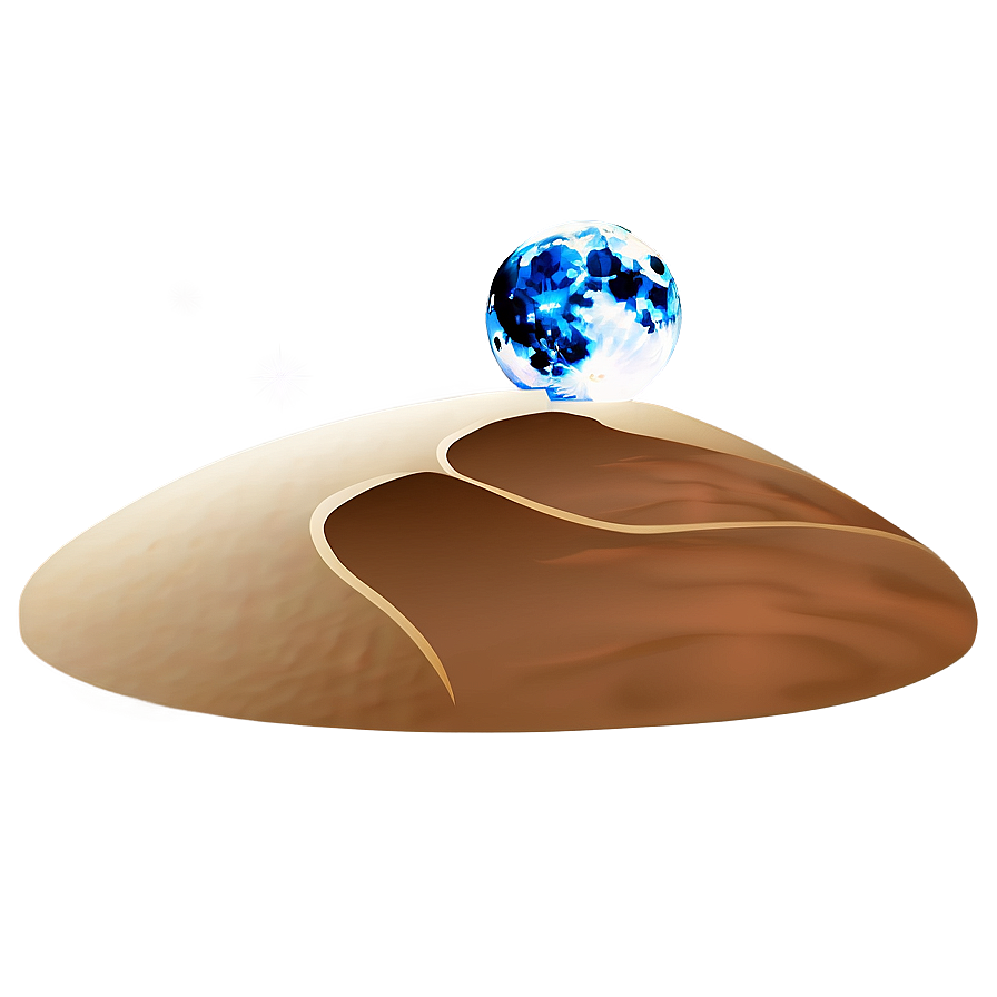 Moon Over Desert Dunes Png 81 PNG