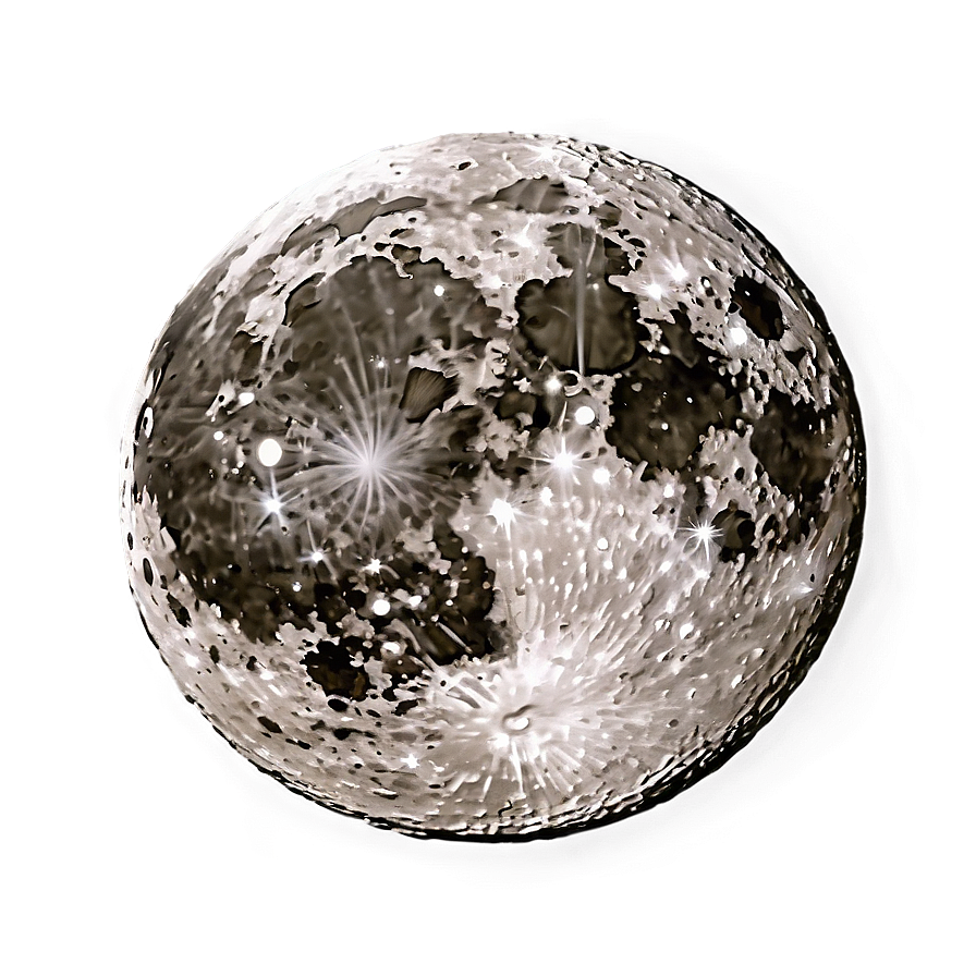 Moon Over Mountains Transparent Png 05252024 PNG