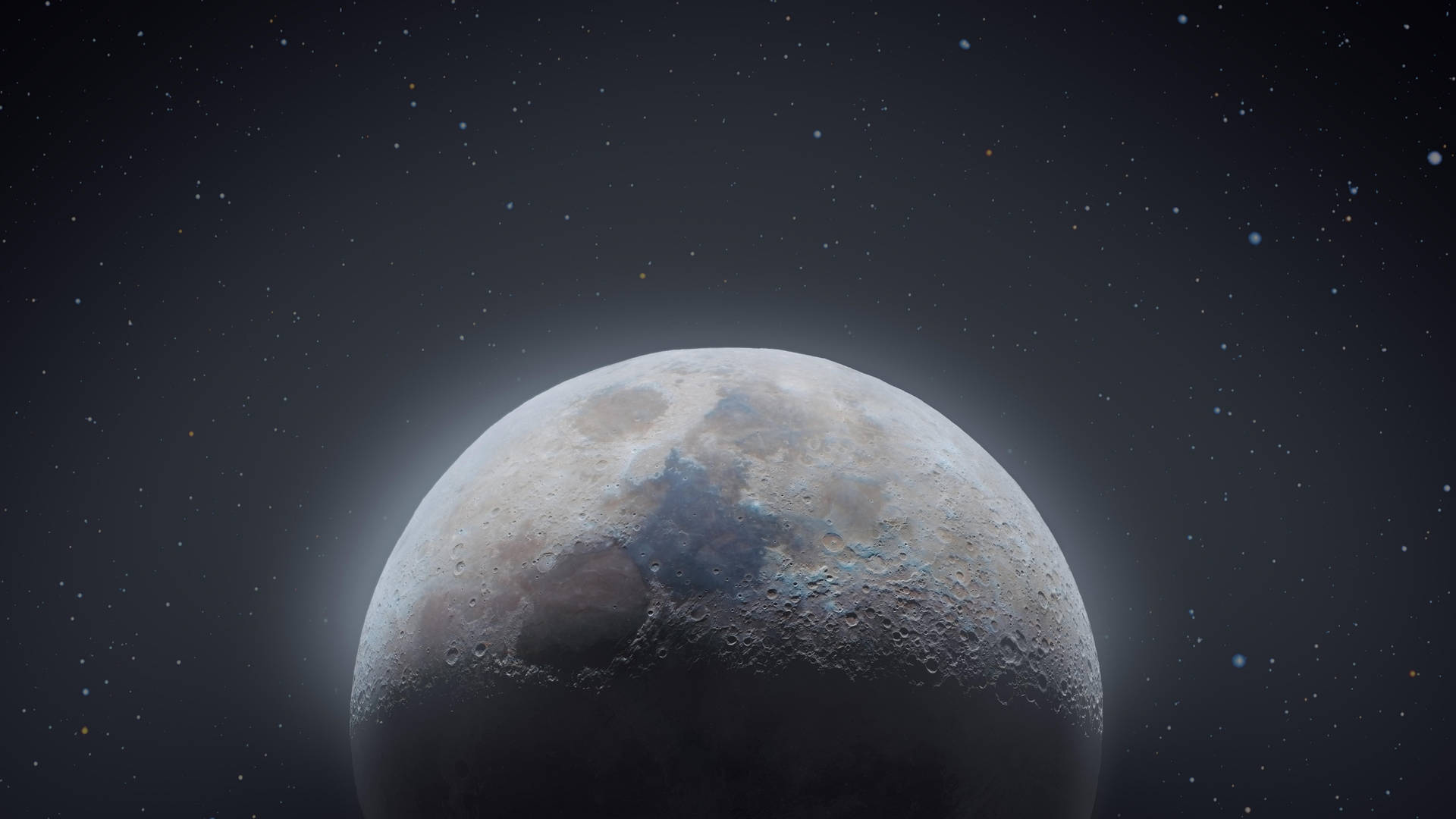 Moon Peeking For Moonlight 4k Background Wallpaper