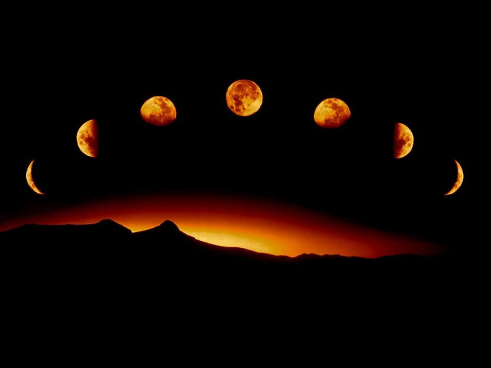 Stunning Moon Phases Visualization