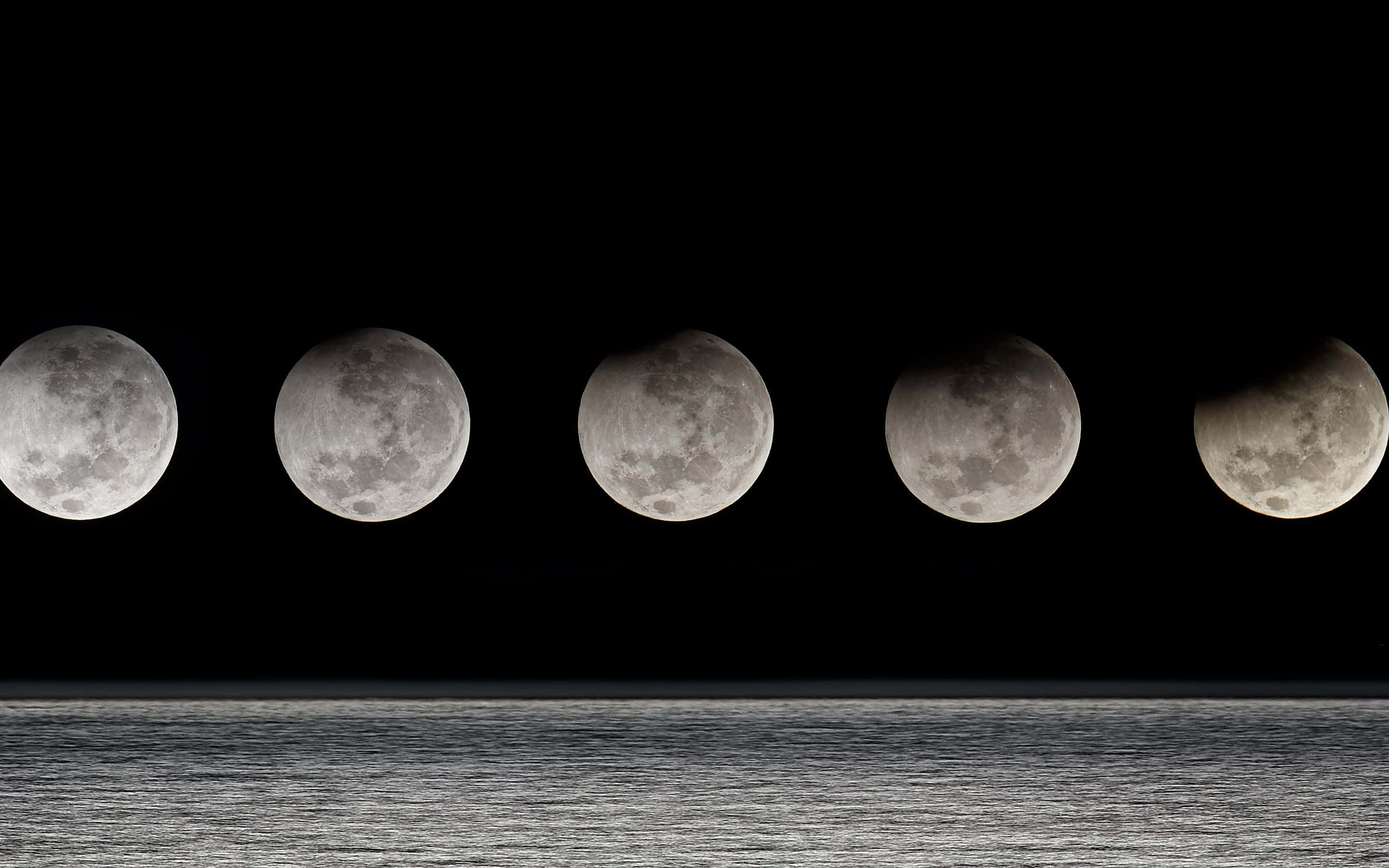 Stunning Moon Phases Wallpaper
