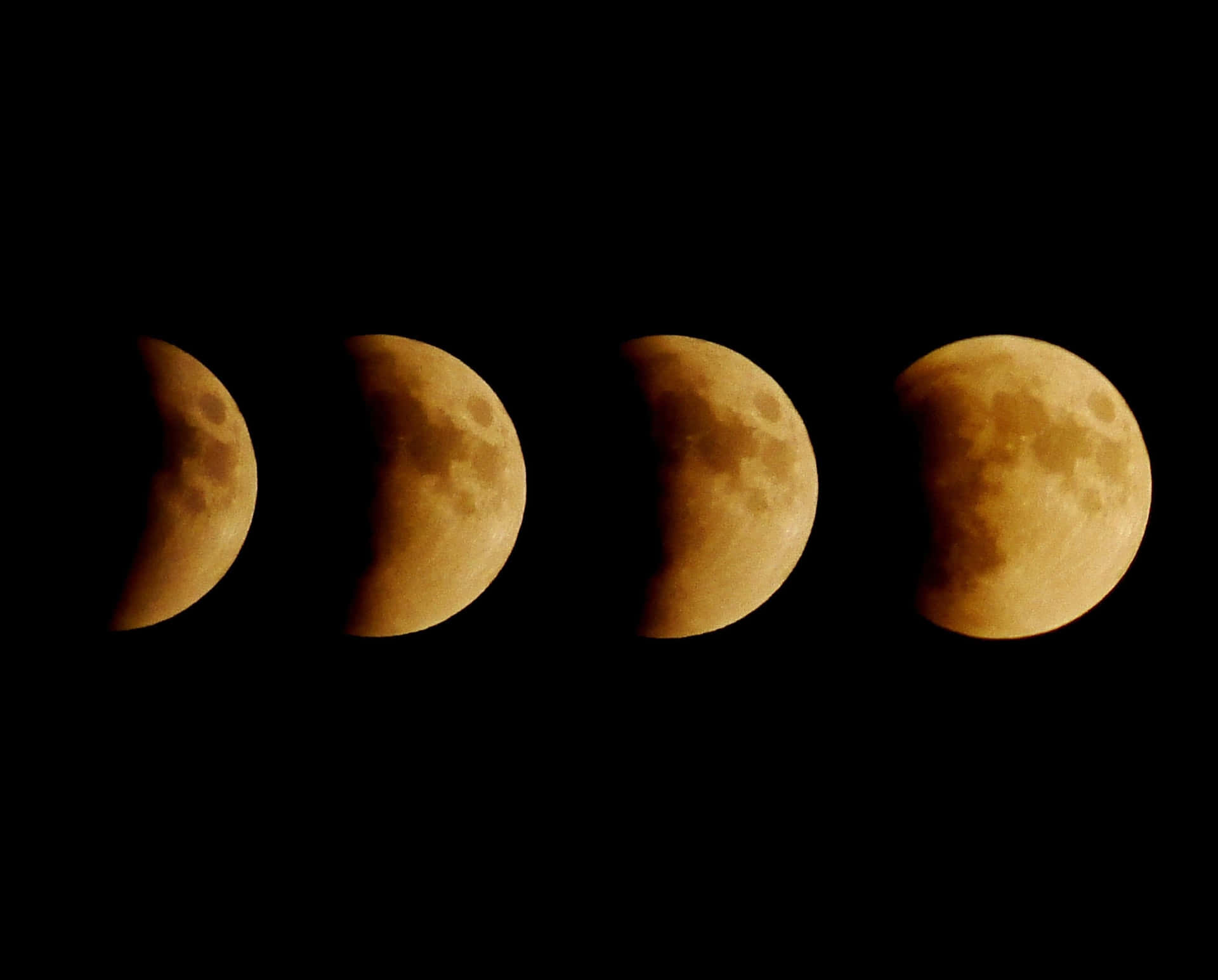 Stunning Moon Phases in a Row