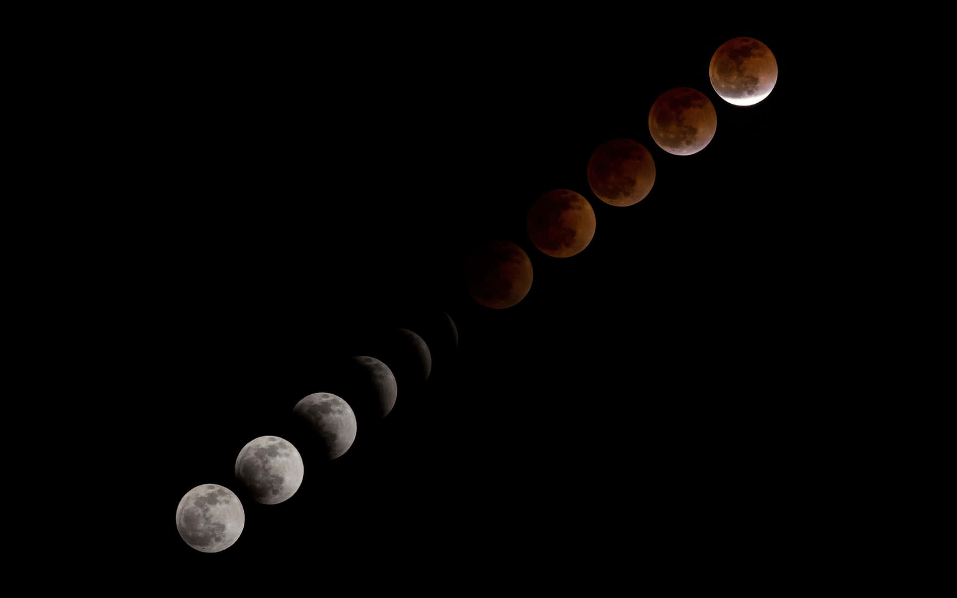 Stunning Moon Phases Collage