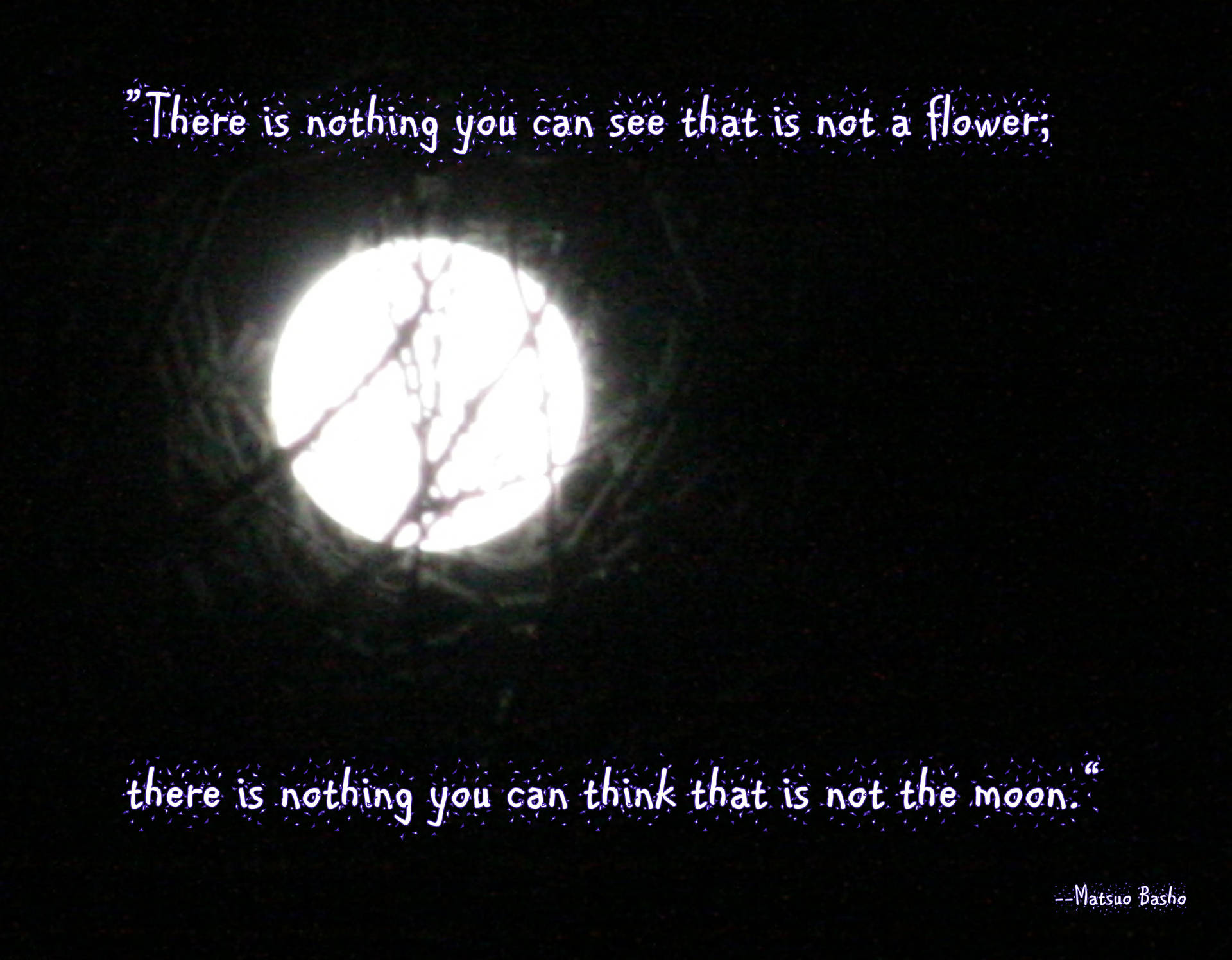 Moon Quote Matsu Basho