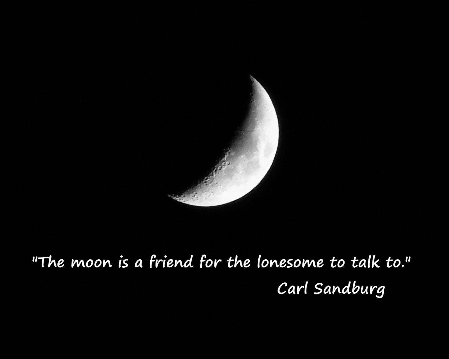 Moon Quotes Carl Sandburg