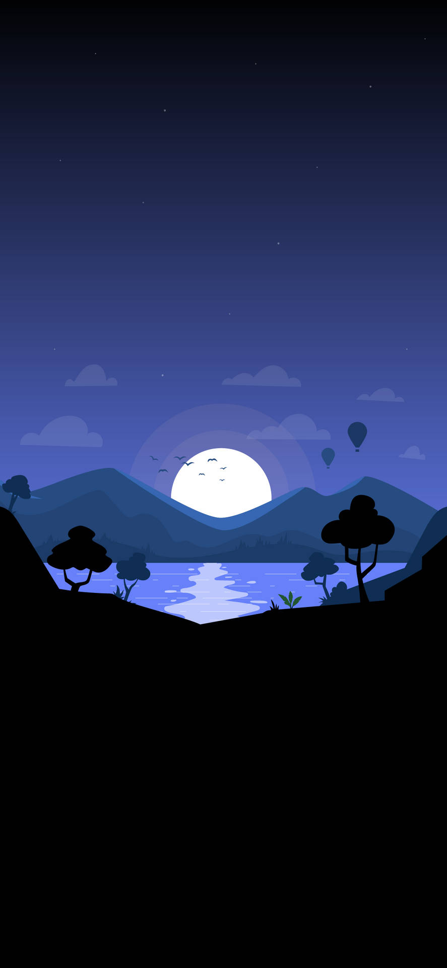 Moon Rising Cool Android
