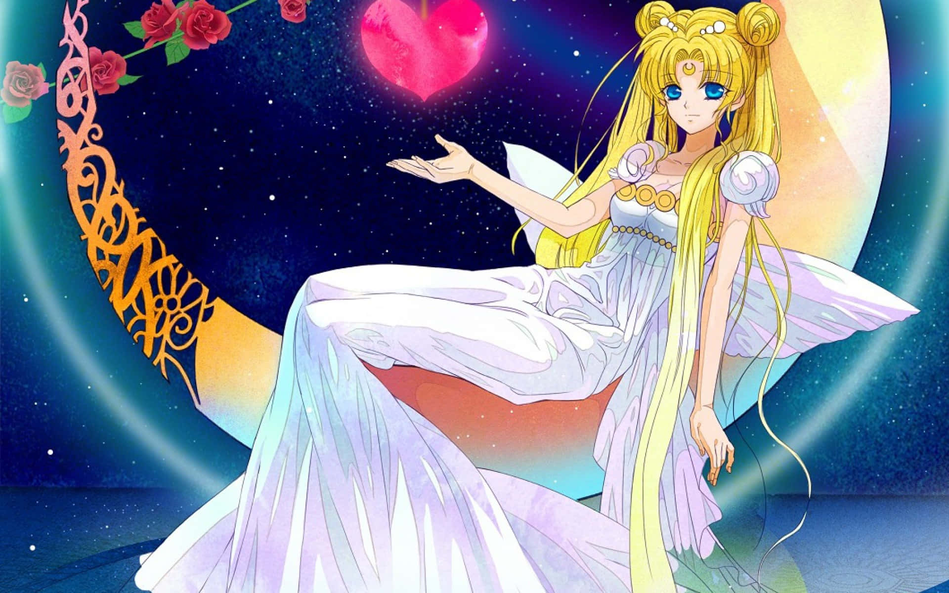 Moon Seat Sailor Moon PFP Wallpaper