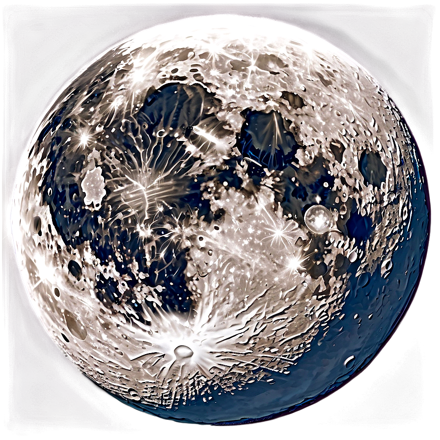 Moon Set Against Twilight Png 06132024 PNG