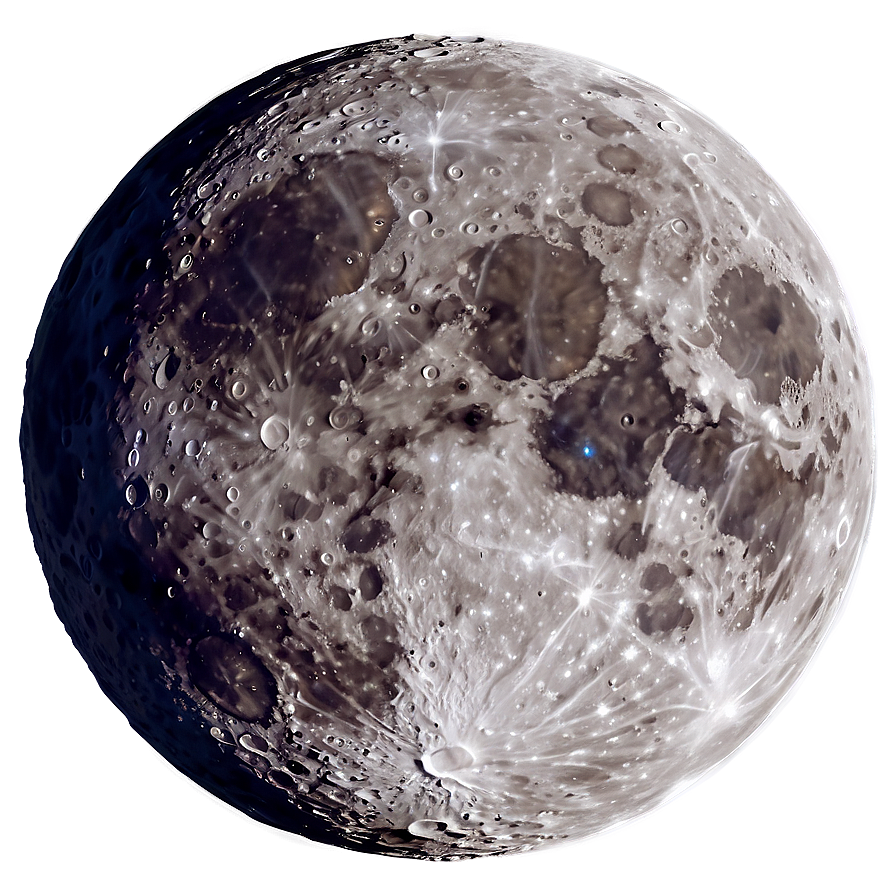 Moon Surface Landscape View Png Rxc PNG