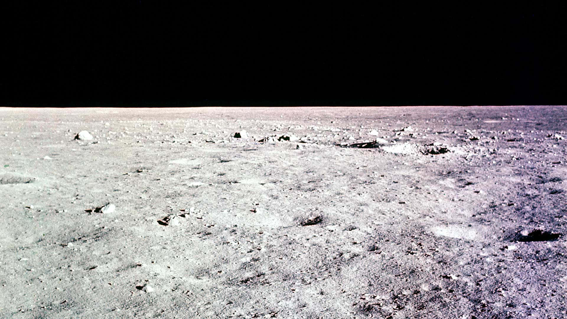 Månensyta Bild Från Apollo 11.