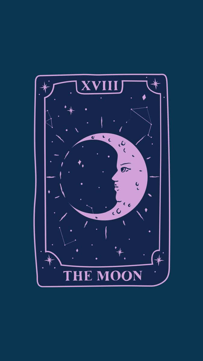 Moon Tarot Card Aesthetic Wallpaper