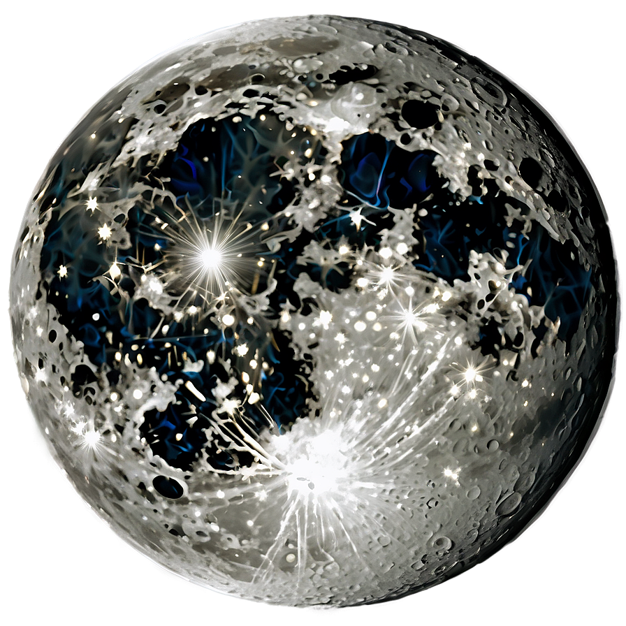 Moon Through Telescope Png 35 PNG