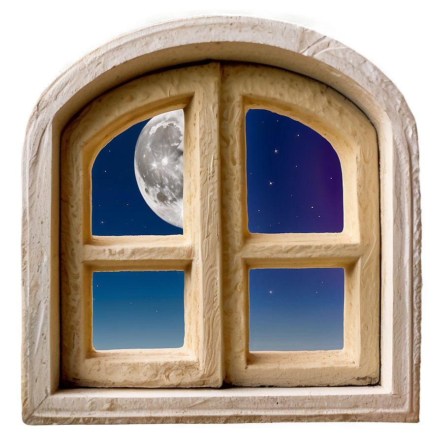 Moon Through Window Transparent Png Jjr PNG