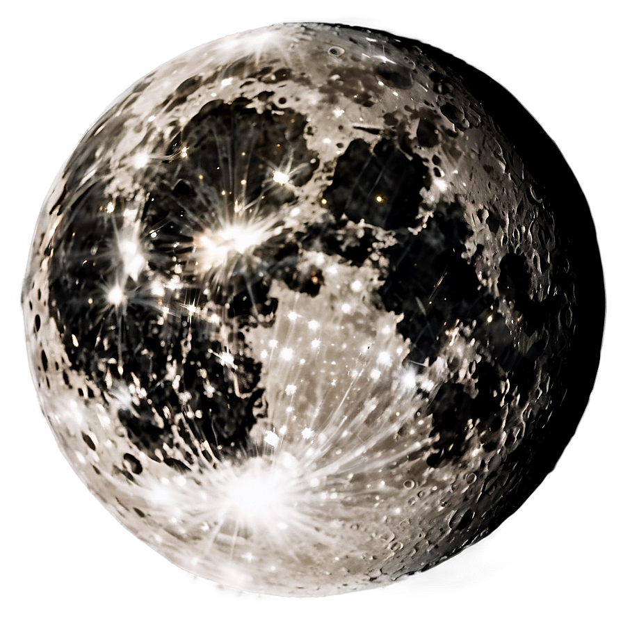 Moon With Halo Transparent Png 05252024 PNG