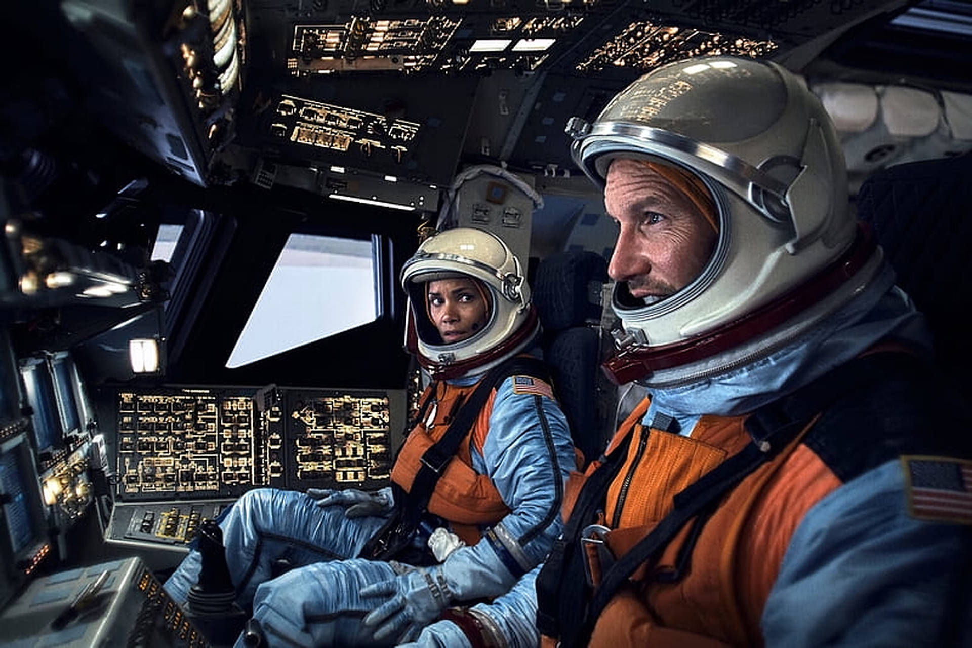 Pilotosastronautas En Caída De La Luna Fondo de pantalla