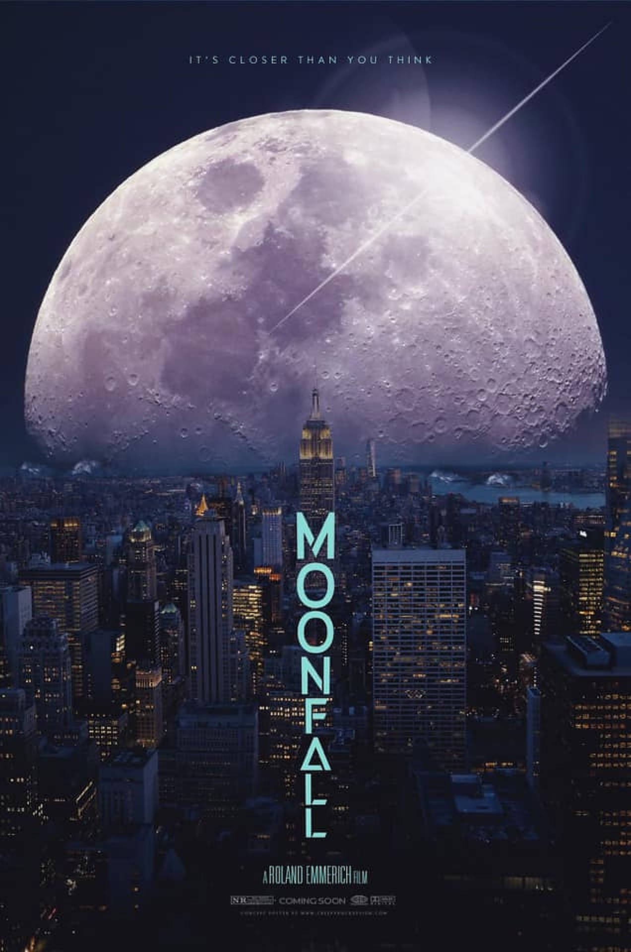 Moonfall In The City Wallpaper