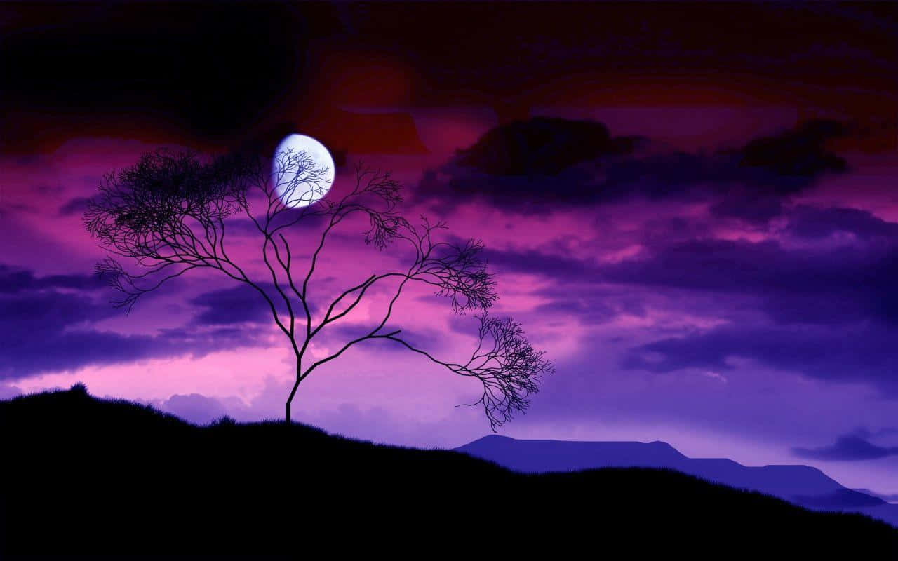 Magical Moonlit Landscape