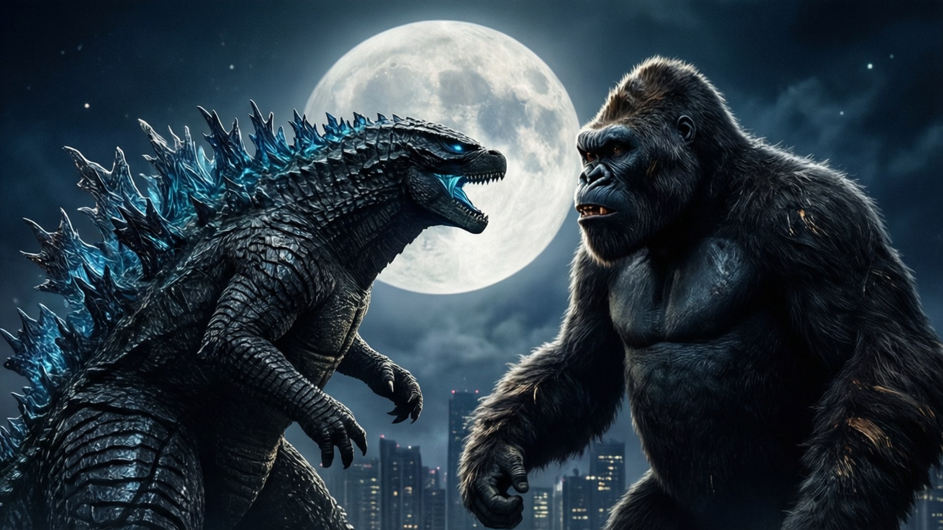 Mondlicht-Duell Wallpaper