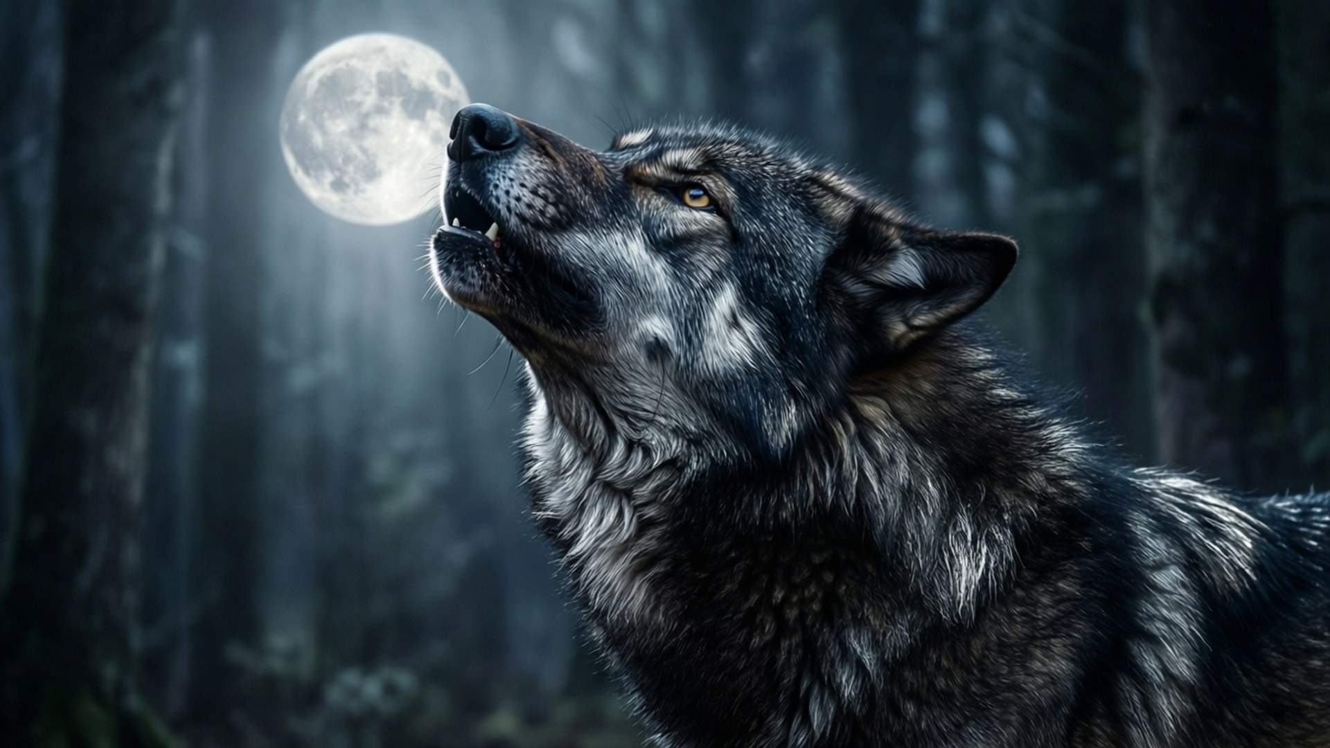 Maannacht Wolf Achtergronden