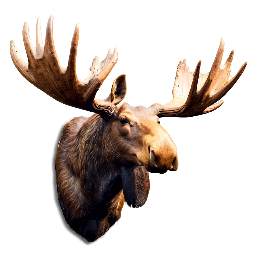 Download Moose Head Mount Png Mnj12 | Wallpapers.com