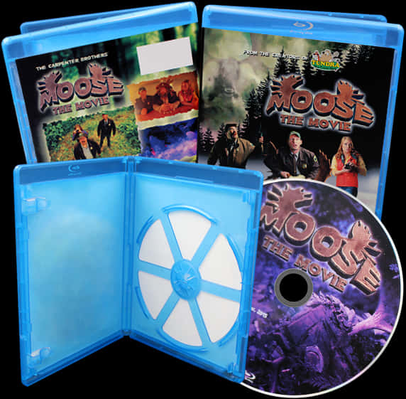 Moose The Movie Bluray Set PNG