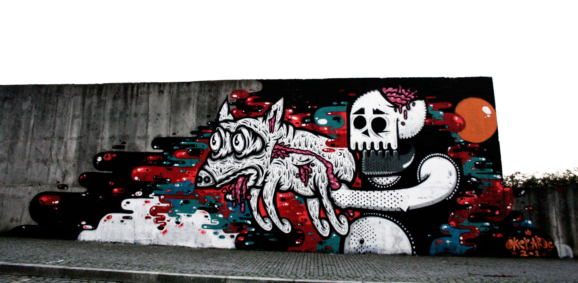 Morbid Grafitti Wallpaper