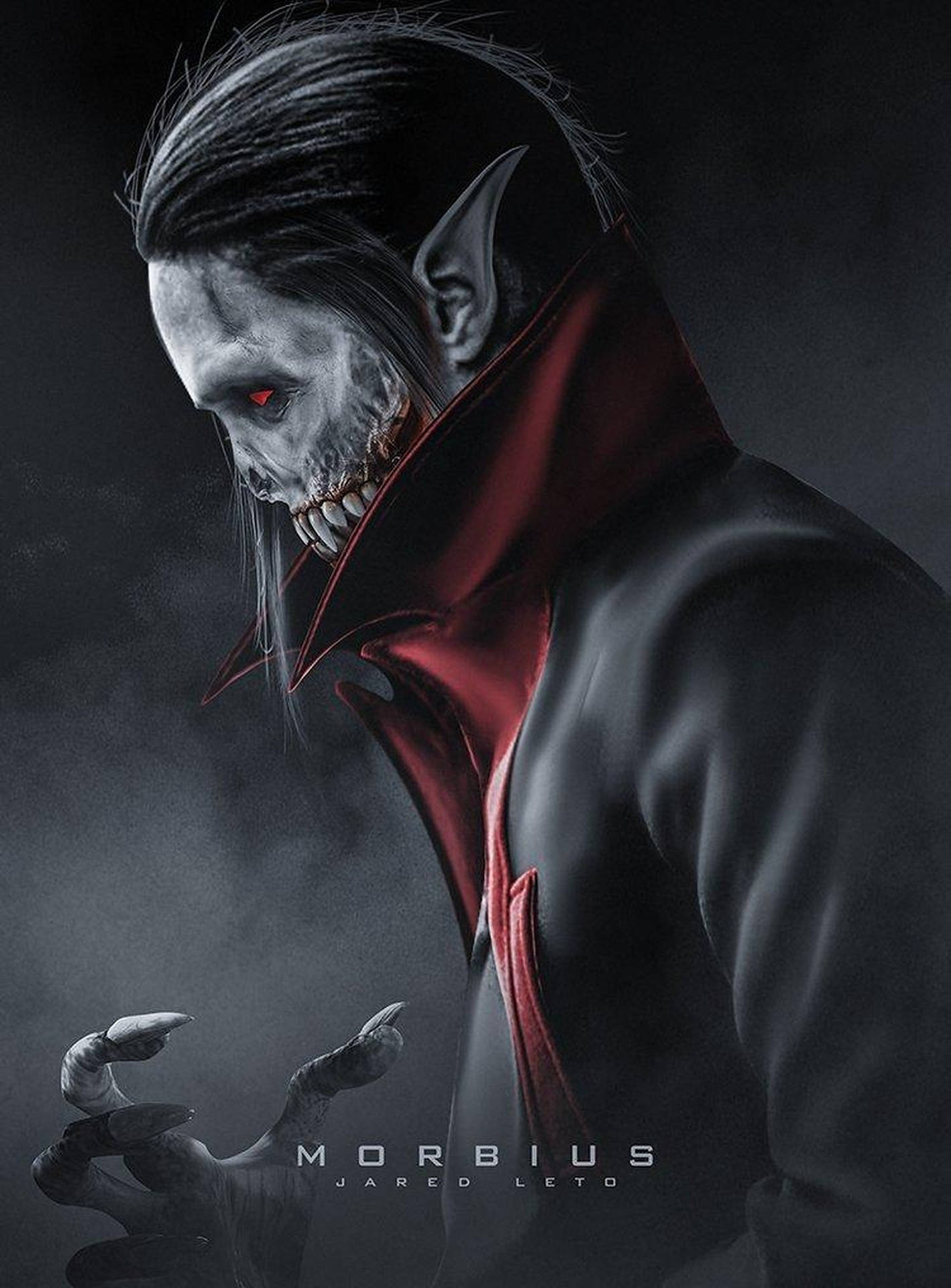 Morbius Scary Poster Wallpaper