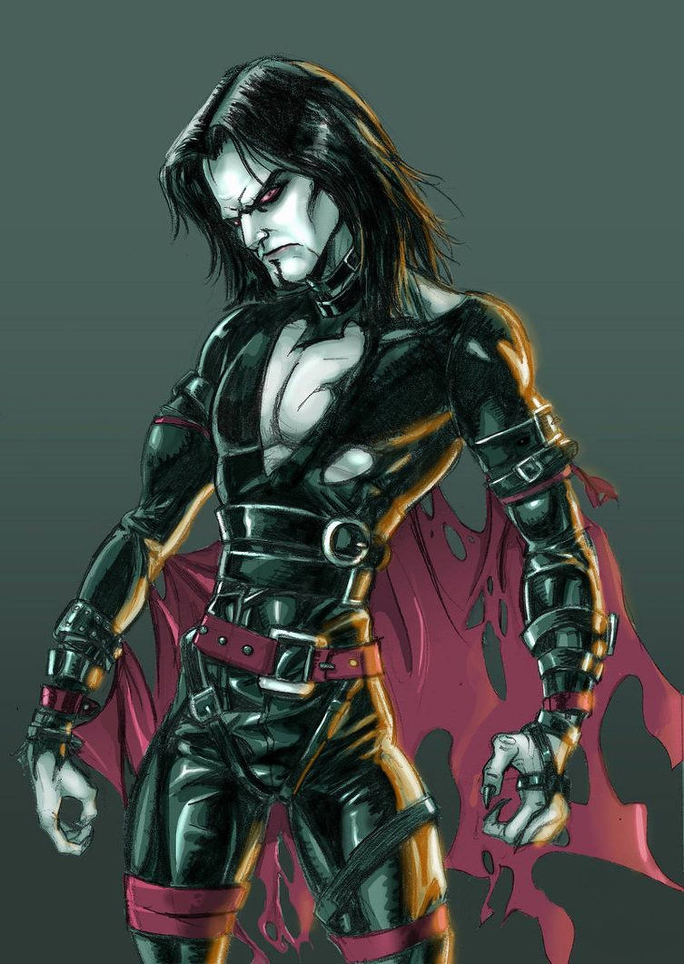 Morbius With Ripped Cape Wallpaper
