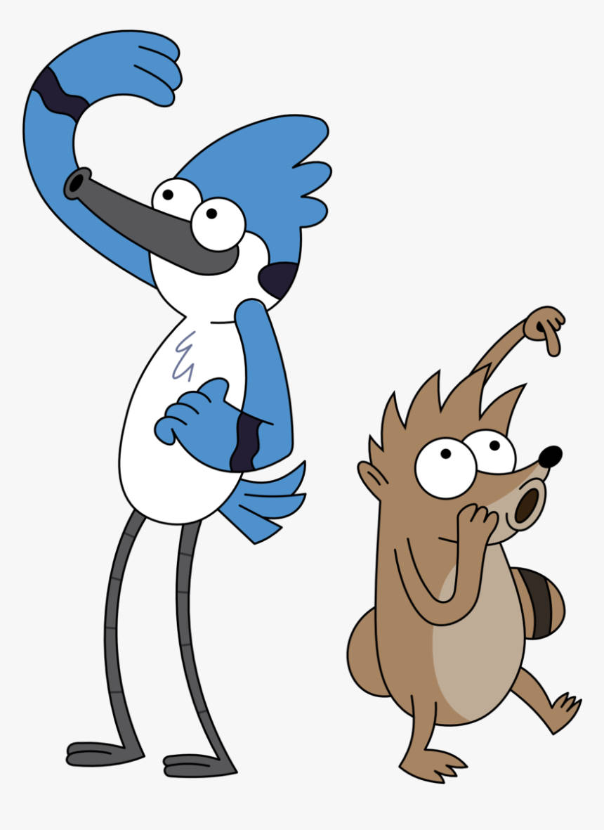 Mordecai And Rigby Cartoon Wallpaper