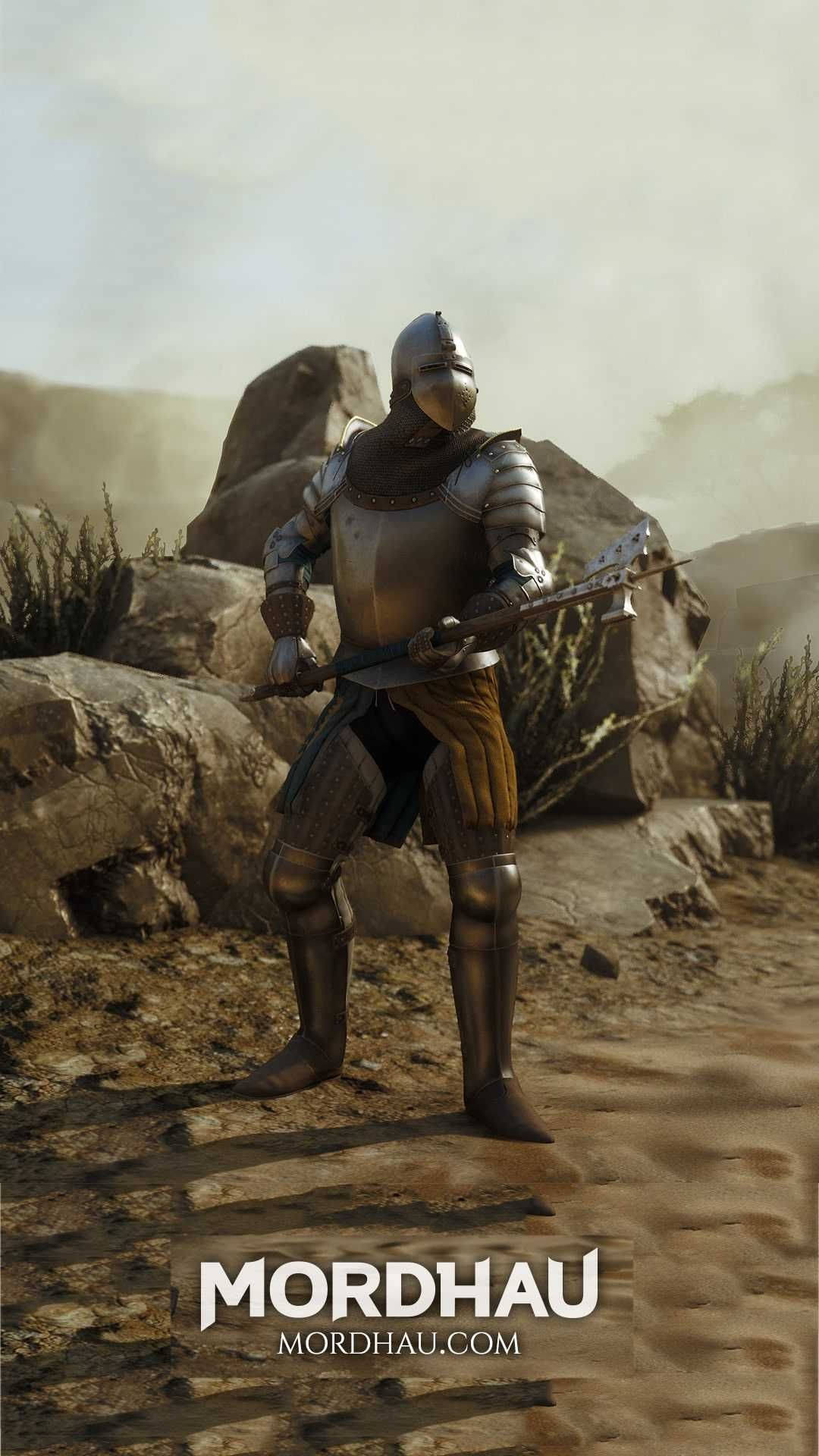 Mordhau Knight Mercenary Character Wallpaper