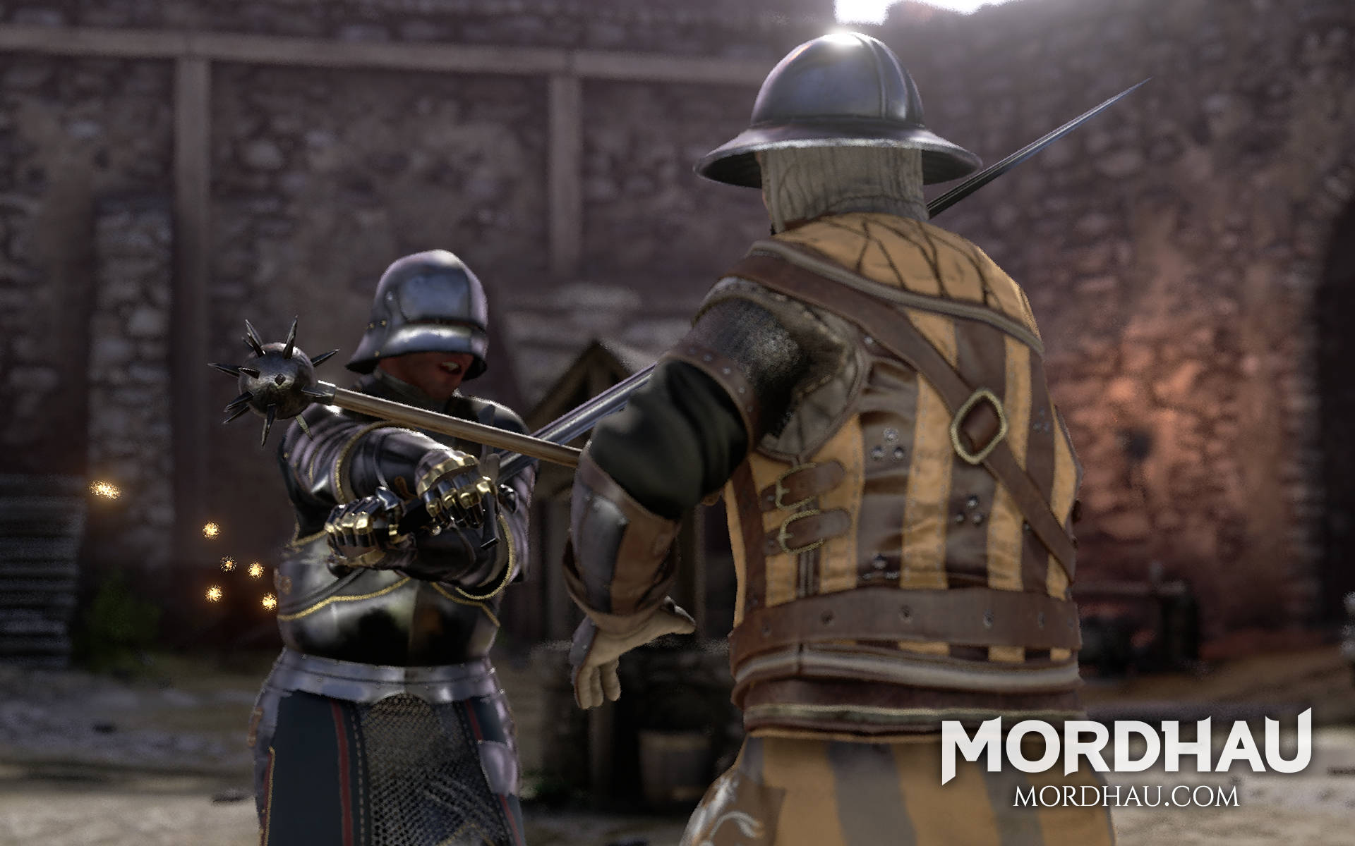 Mordhau Mercenaries In Game Duel Mode Wallpaper