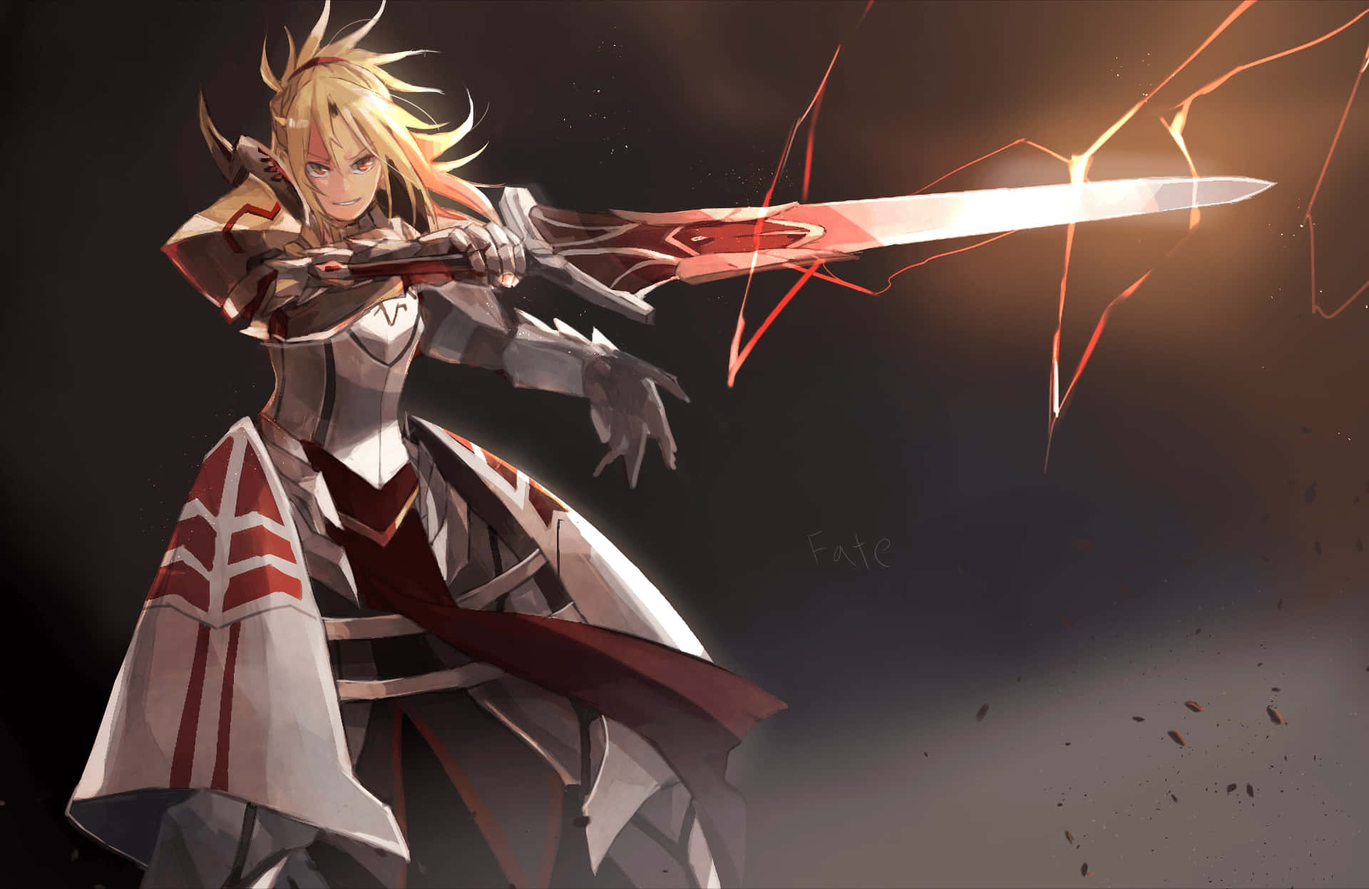 Mordred, The Renegade Knight Of Fate Grand Order Wallpaper