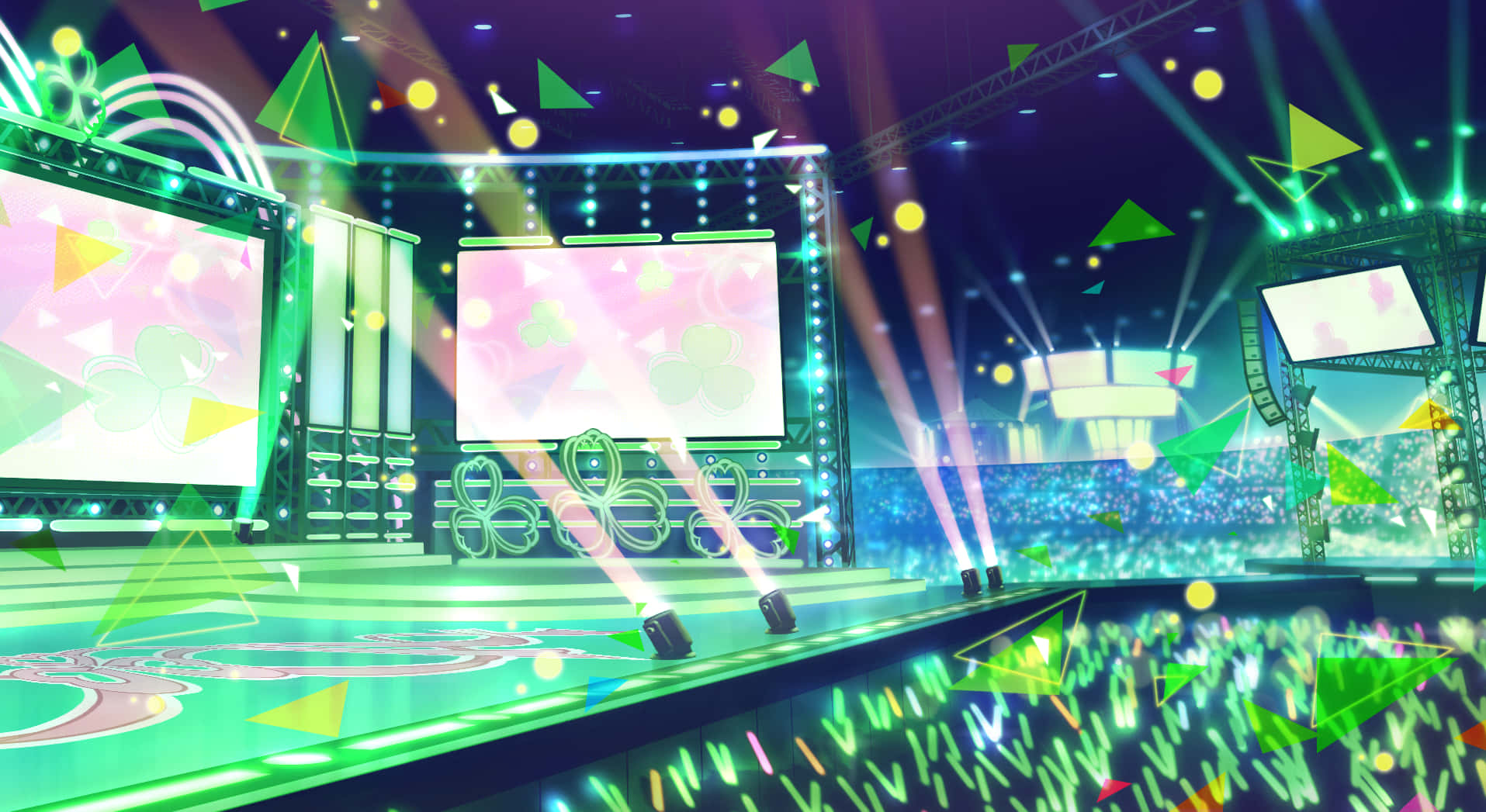 More More Jump Concert Stage Wallpaper