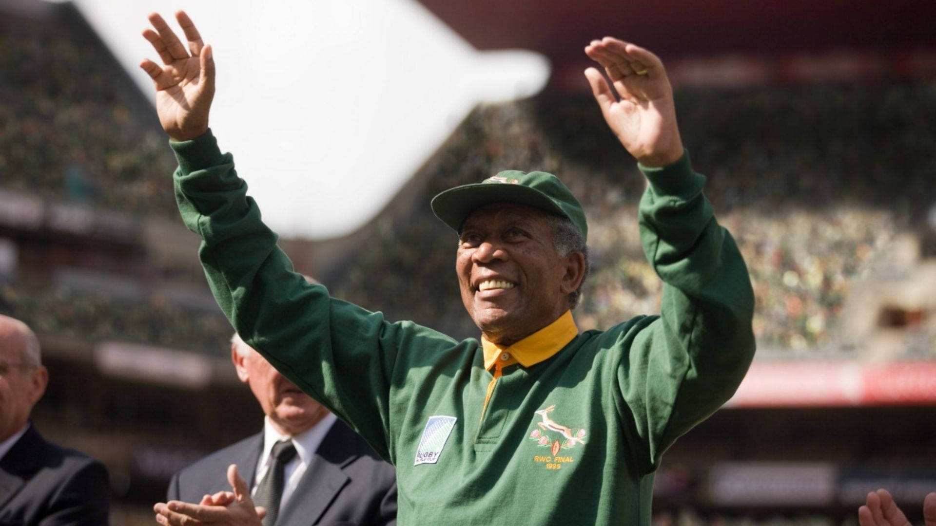 Morgan Freeman Nel Ruolo Di Nelson Mandela Sfondo