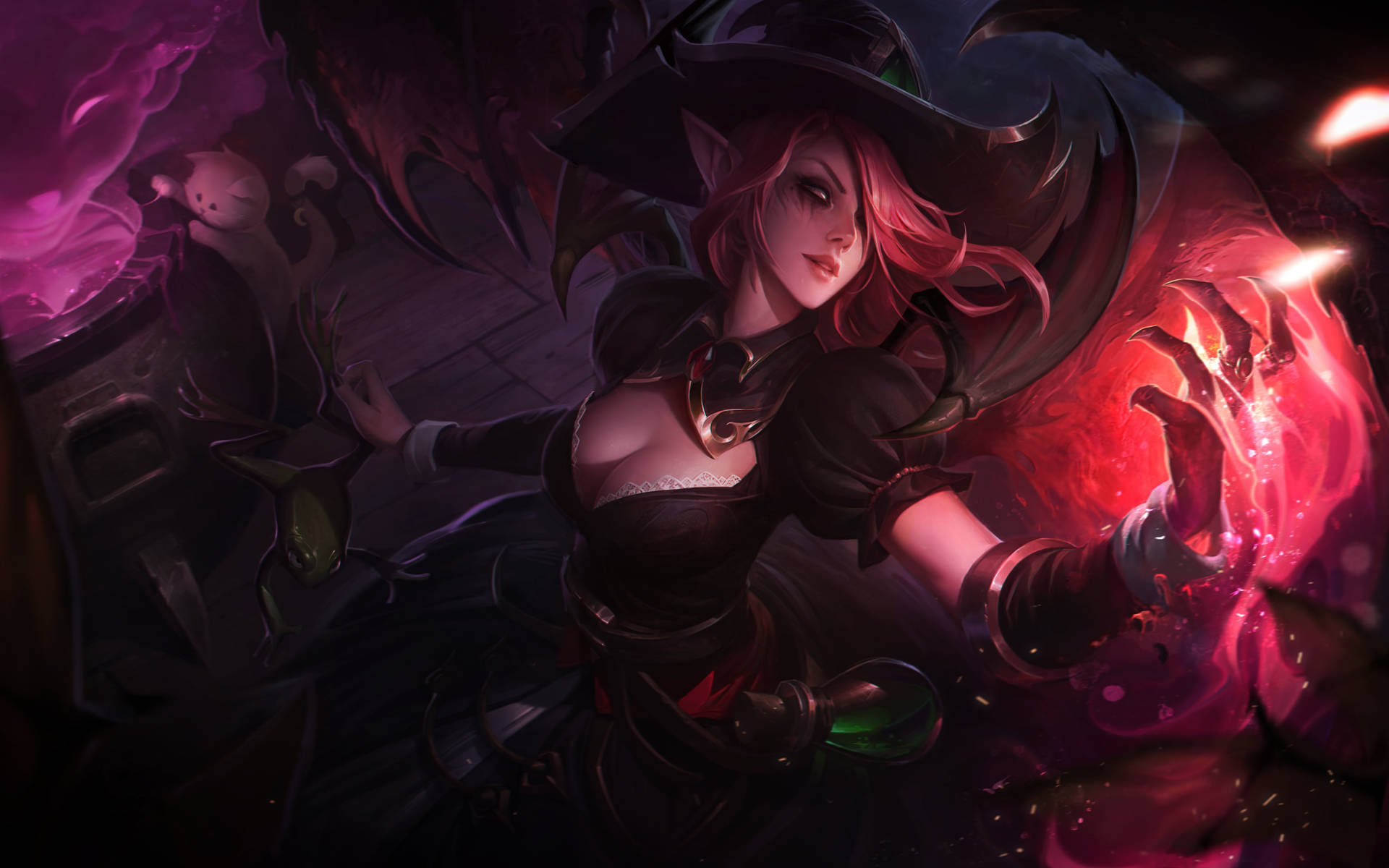 Morgana Witchy Skin For Iphone Screens Wallpaper