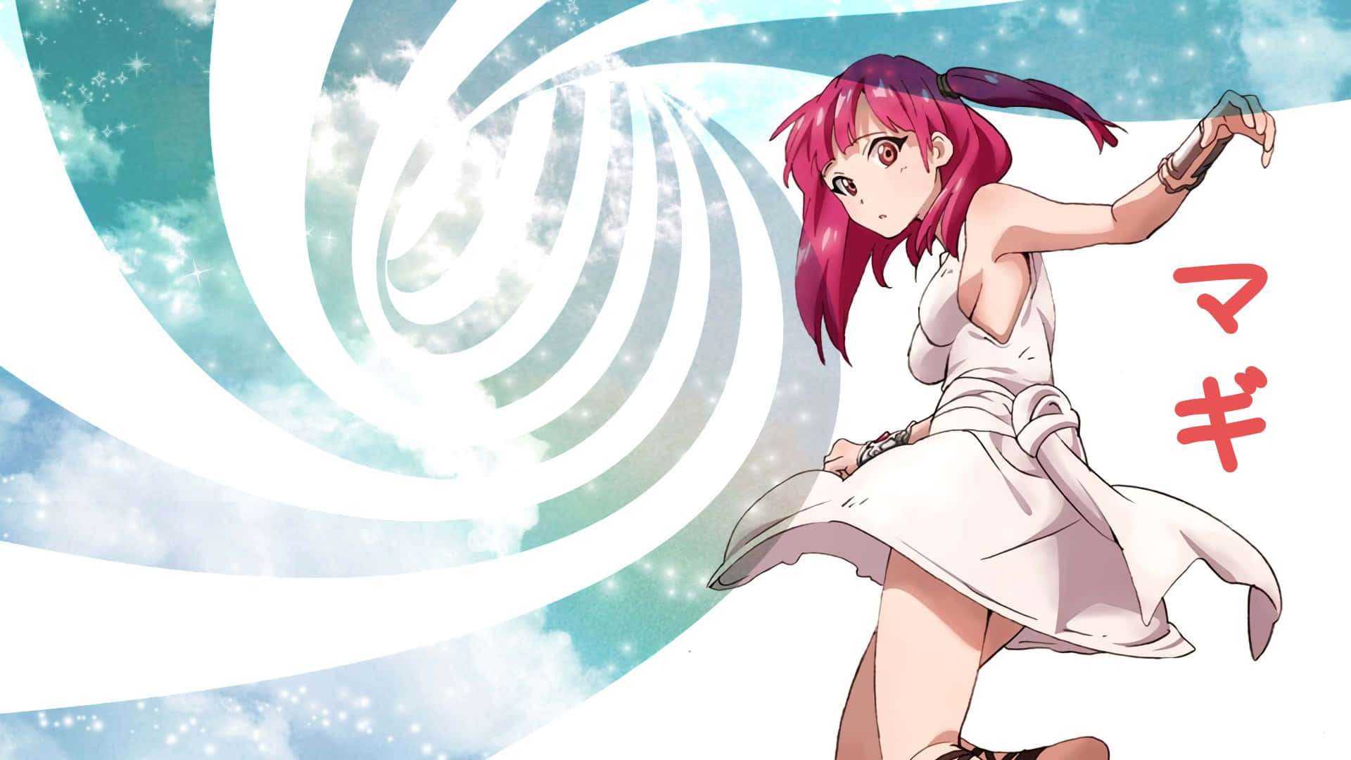 Morgiana In Action, A Strong Character From Magi: The Labyrinth Of Magic Wallpaper