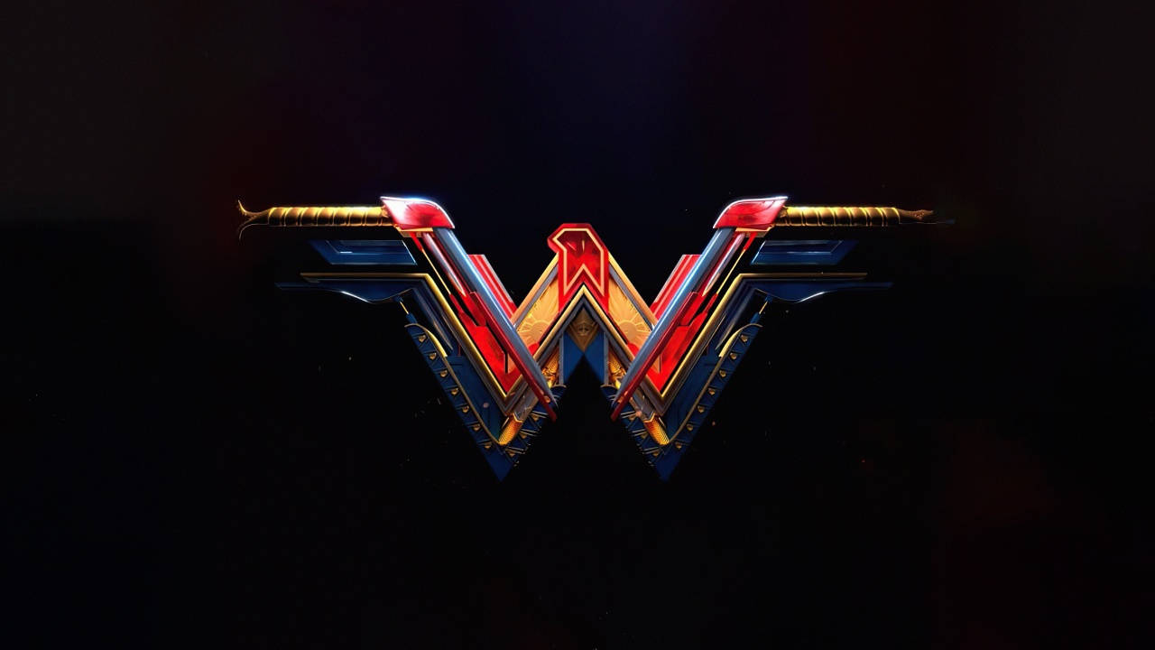 Mørk Wonder Woman Logo Pc Wallpaper