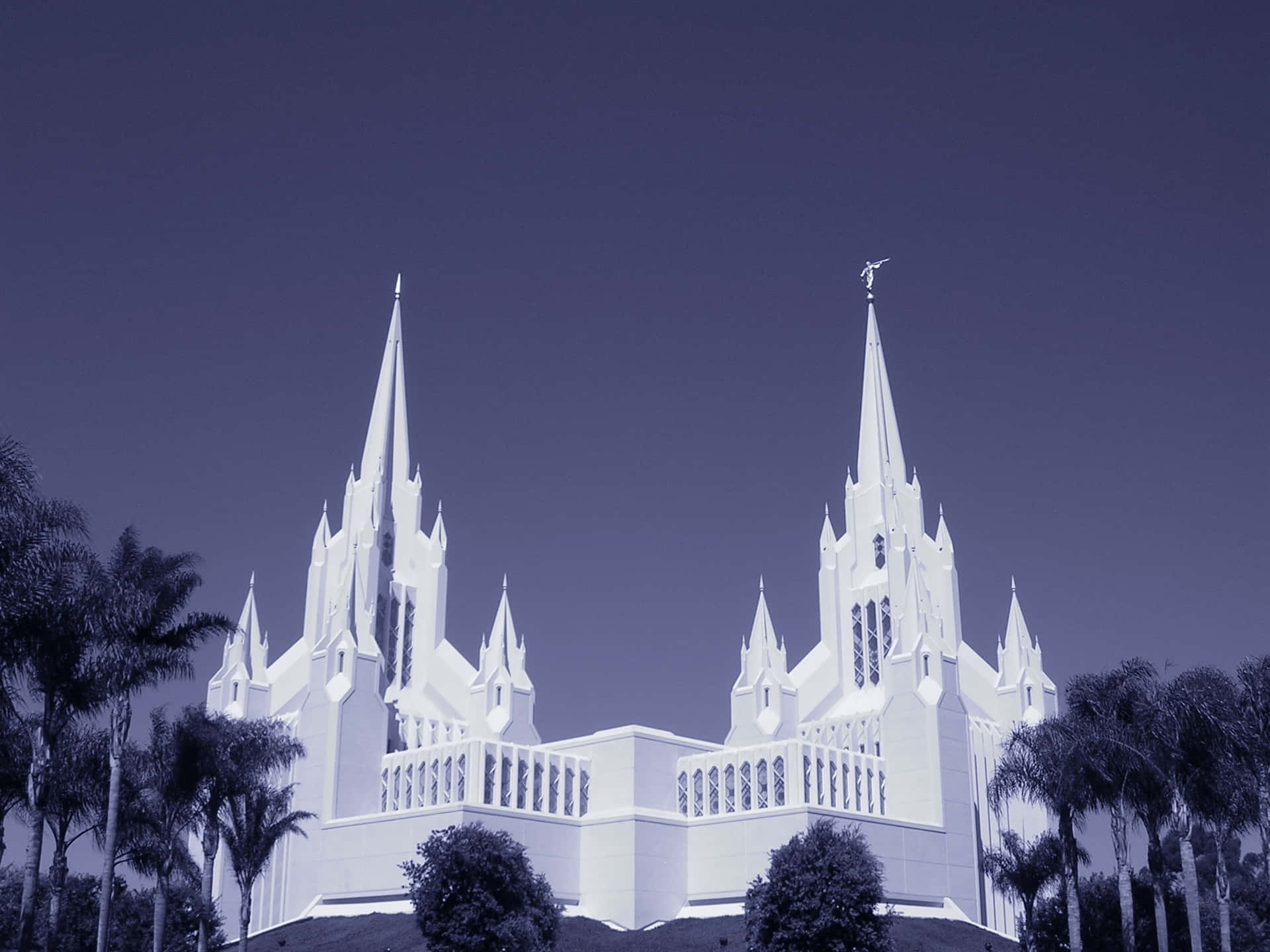 Mormon Temple Of San Diego California Wallpaper