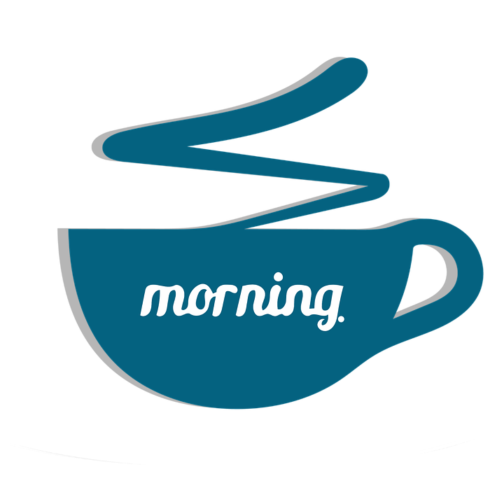 Morning Coffee Cup Graphic PNG