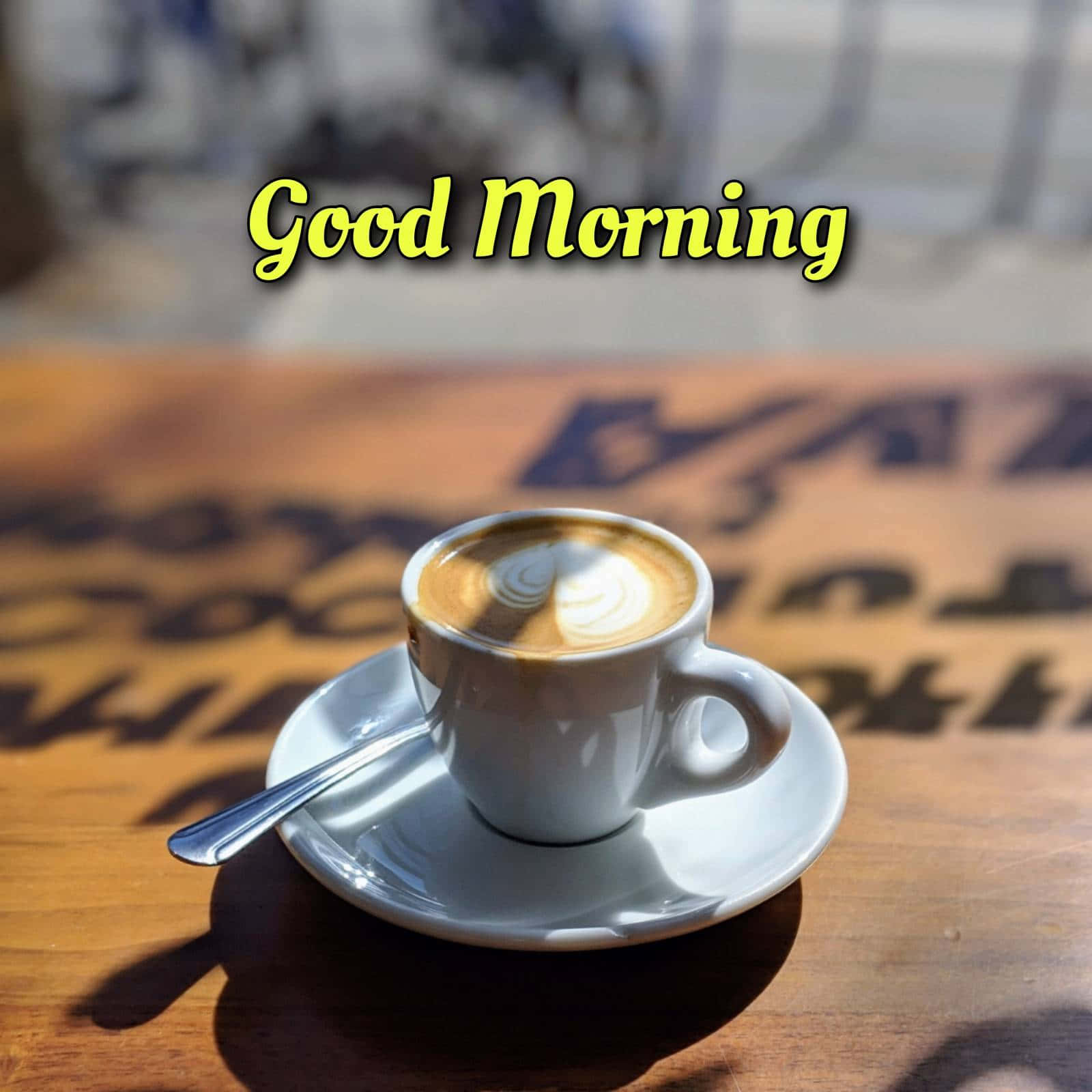 Morning Coffee Latte Sunlight Wallpaper