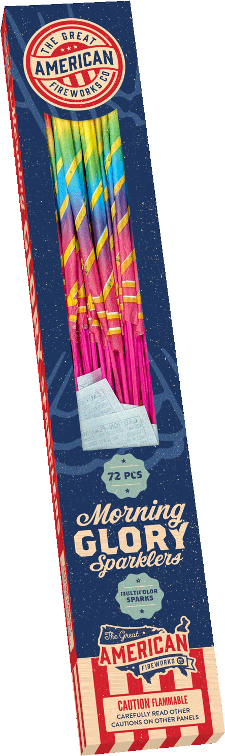 Morning Glory Sparklers Packaging PNG