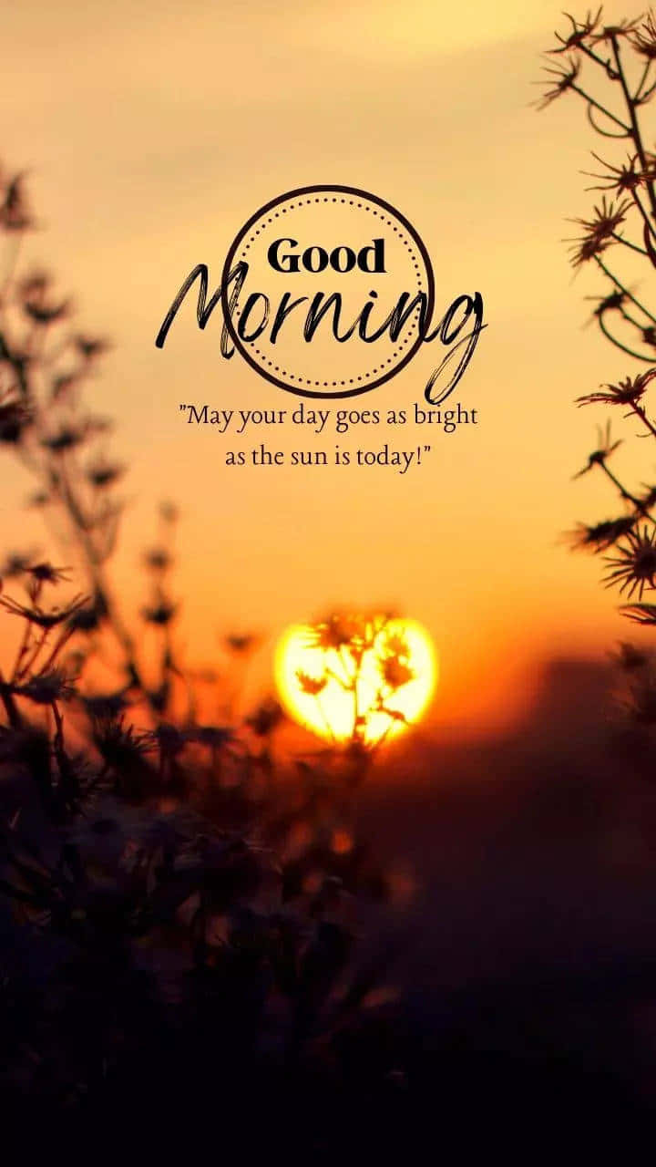 Morning Message Sunrise Wallpaper